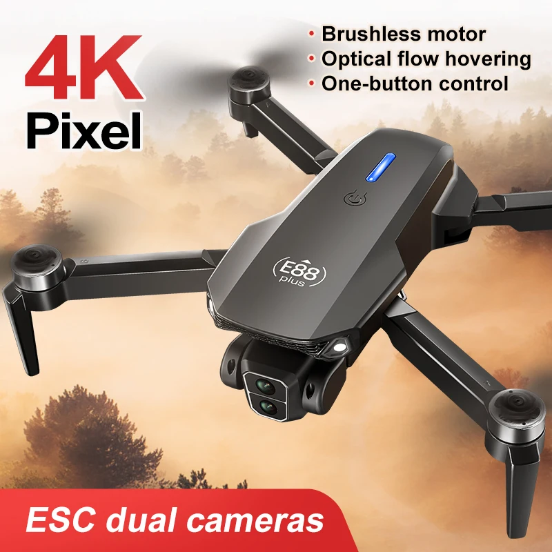 New E88 Plus Quadcopter Drone: - Drone Lidar 评论和价格