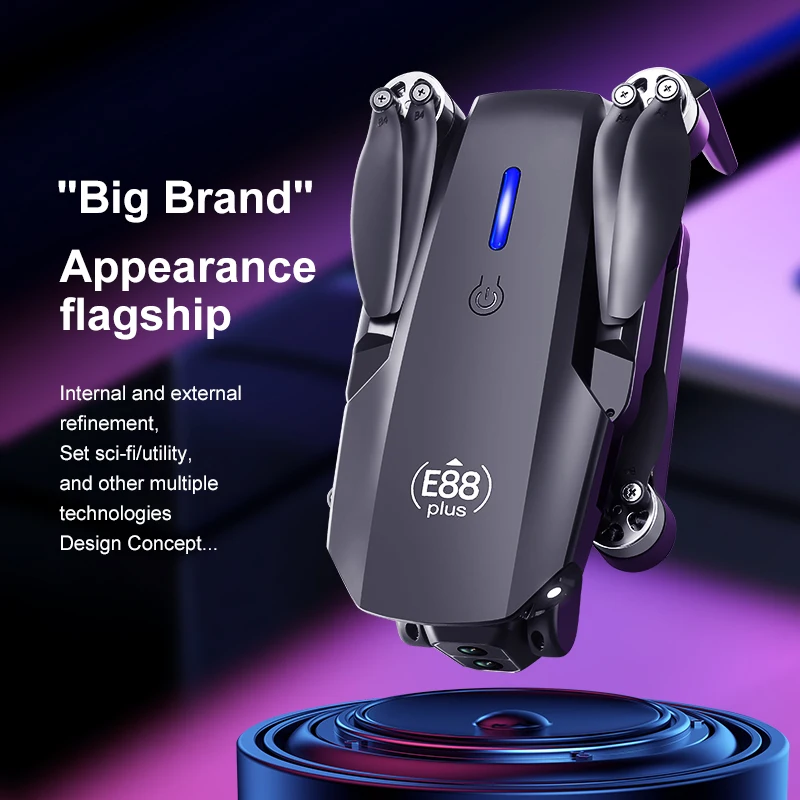 New E88 Plus Quadcopter Drone: - Drone Lidar 评论和价格